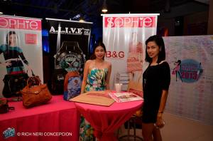 On the booth with blogger friend Zoan Gonzales